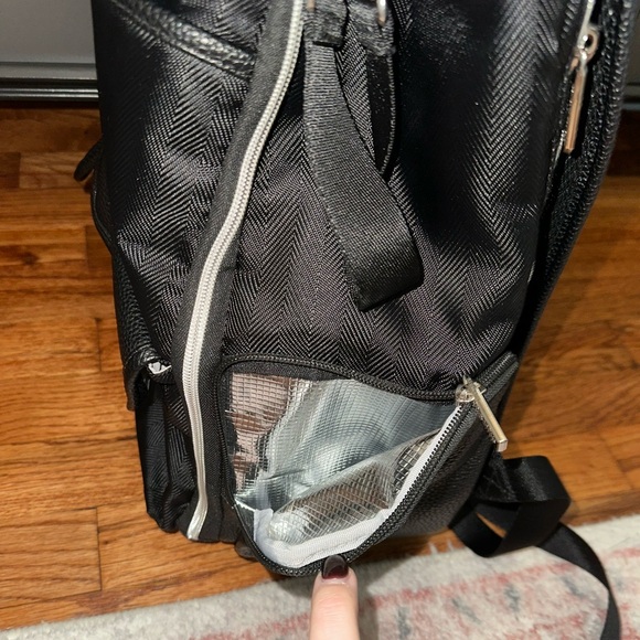 EUC Itzy Ritzy Boss Plus Diaper Bag Black - Picture 4 of 9